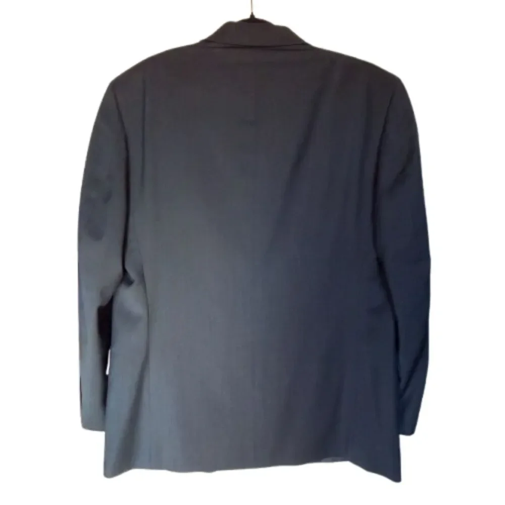 Antonio Panelli Signature Collection Men's Black 100% Wool Suit Jacket 40R Italy